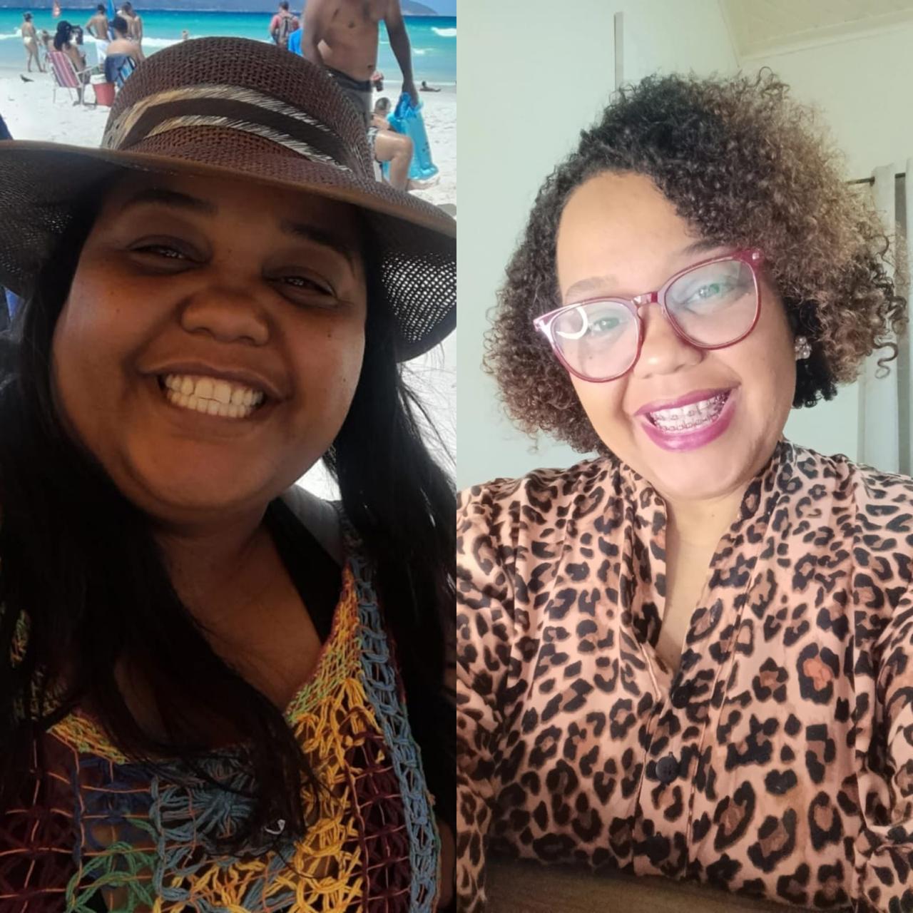 Antes e depois de aluna do Emagreça Correndo