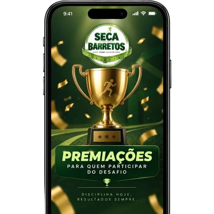 Premiações para participantes do desafio
